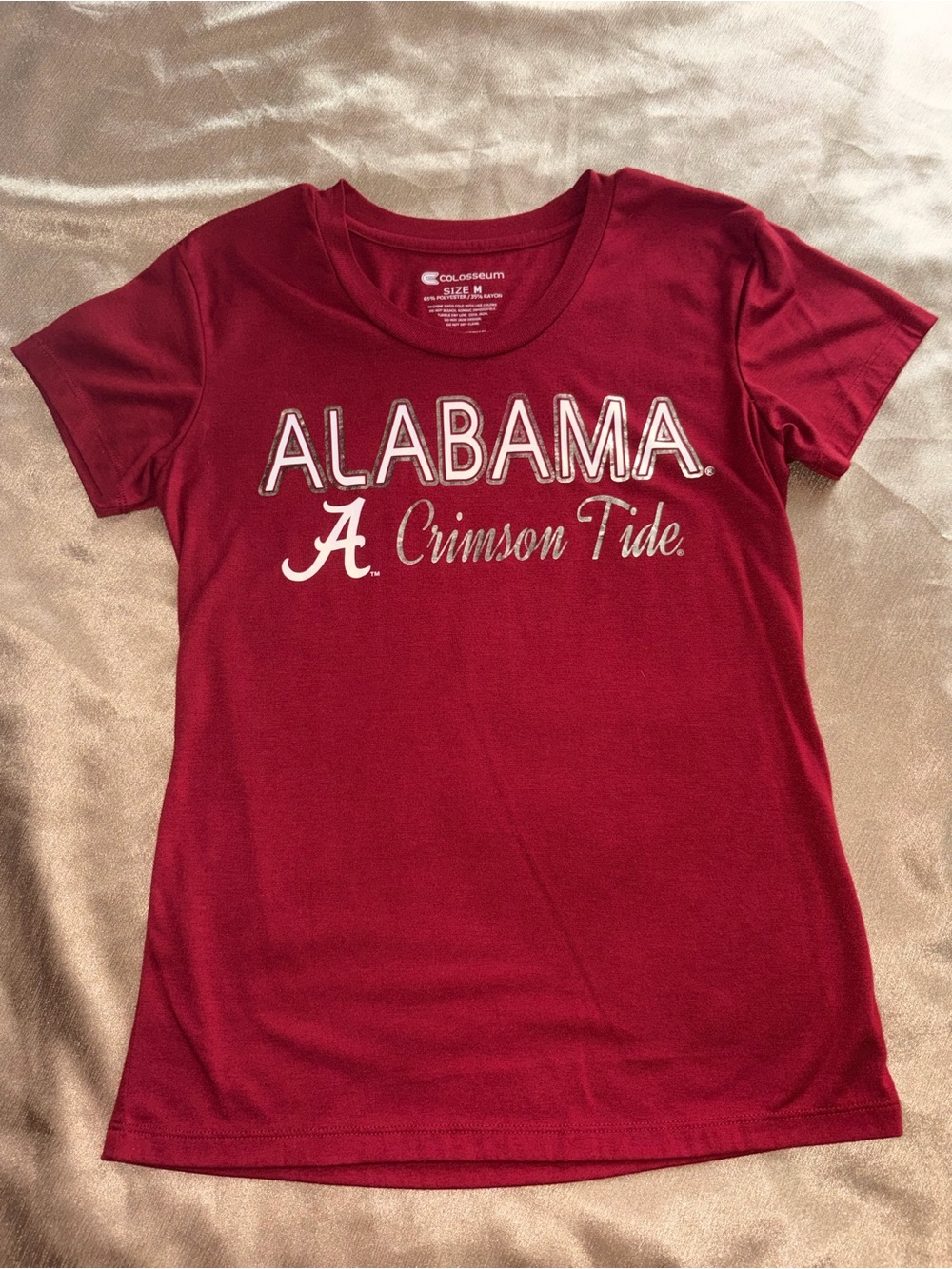 Colosseum Women's Alabama Crimson Tide Short Sleeve Tee - Crimson